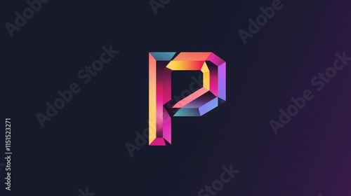 Free Download Colorful Letter P Logo Design for Modern Branding - GFXLoad
