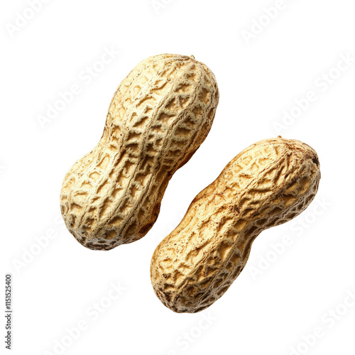 Creative peanut illustrations with transparent background for graphic design food imagery digital art photo