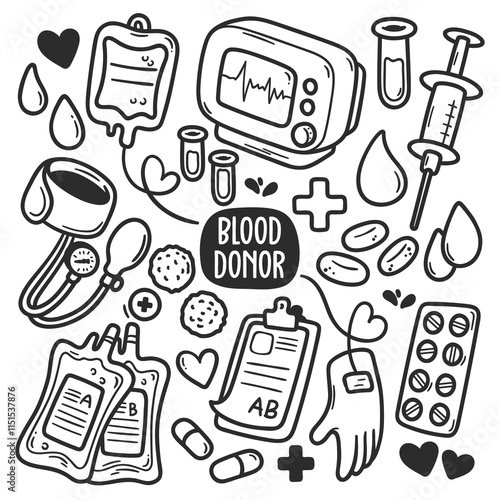 Heartwarming Hand-Drawn World Blood Donor Doodles