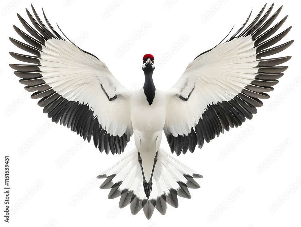 Obraz premium Majestic Crane 3D Illustration