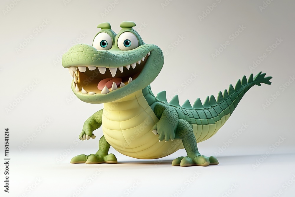 cartoon crocodile with a big smile cartoon crocodile with a big smile