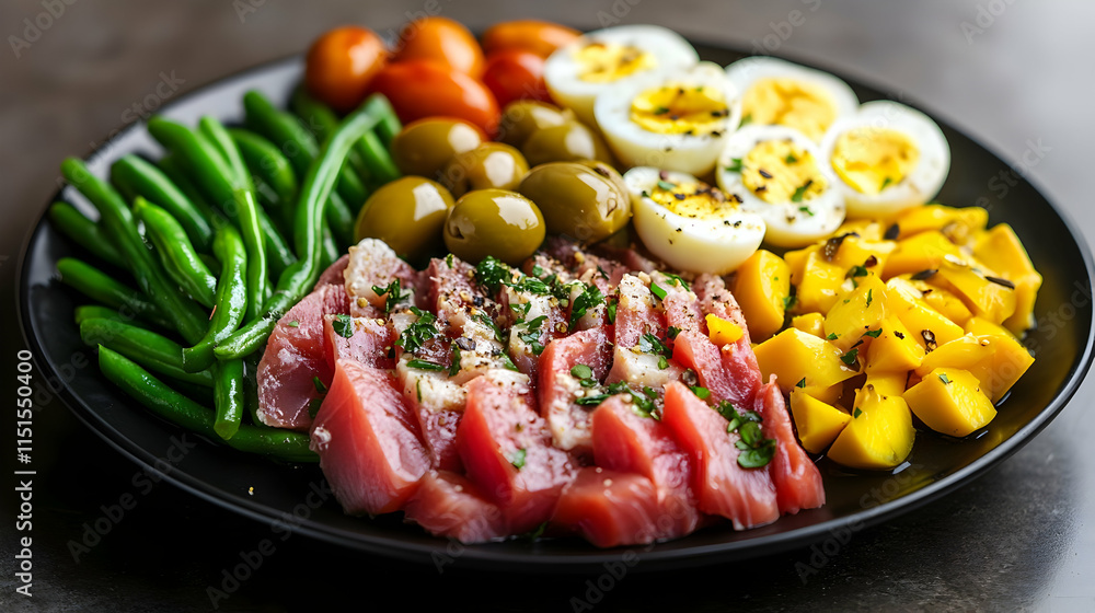 Vibrant Tuna Nicoise Salad Recipe: Mediterranean Diet Vibrant Tuna Nicoise Salad Recipe: Mediterranean Diet