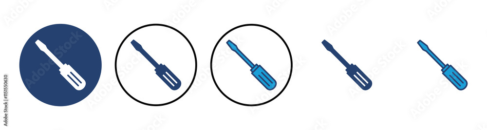 Screwdriver icon vector. tools icon vector Screwdriver icon vector. tools icon vector