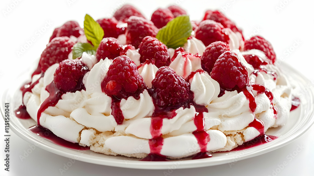Raspberry Pavlova: A Delightful Meringue Dessert Raspberry Pavlova: A Delightful Meringue Dessert