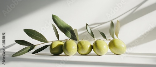 Wallpaper Mural a branch of green olives Torontodigital.ca