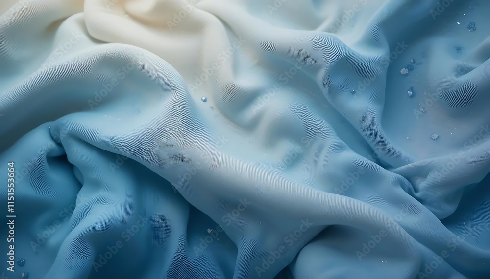 Obraz premium blue satin background