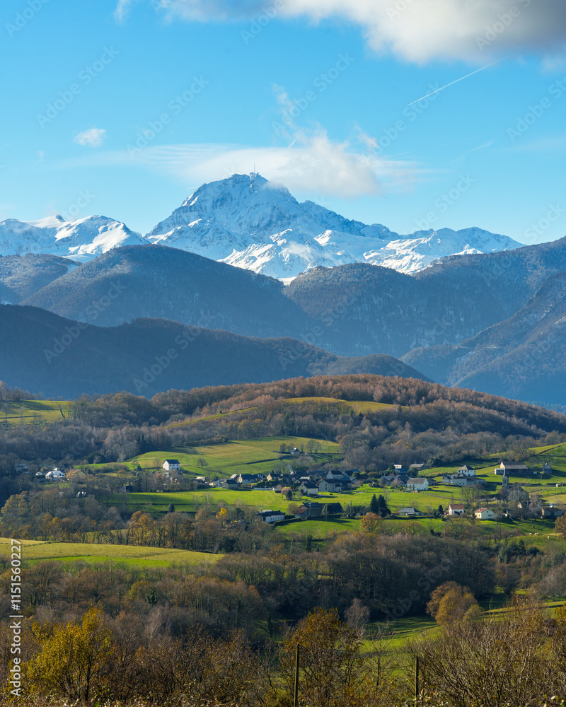 Fototapeta premium Pic du midi in the Pyrénées