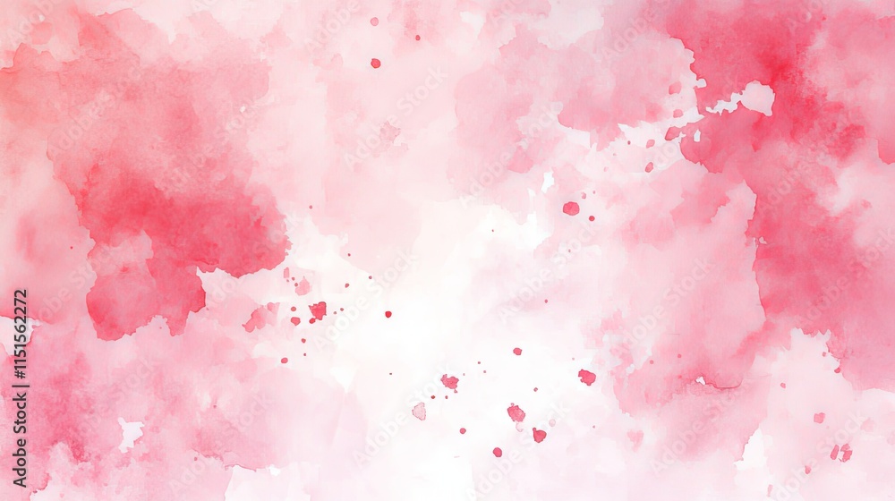 Fototapeta premium Soft light pink watercolor background with gentle brush strokes and delicate texture, ideal for design, invitations, or creative projects.
