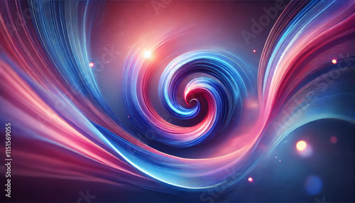 A vibrant abstract wallpaper featuring swirling gradients of blue, pink, and purple, with subtle light flares and smooth transitions, perfect for modern designs.