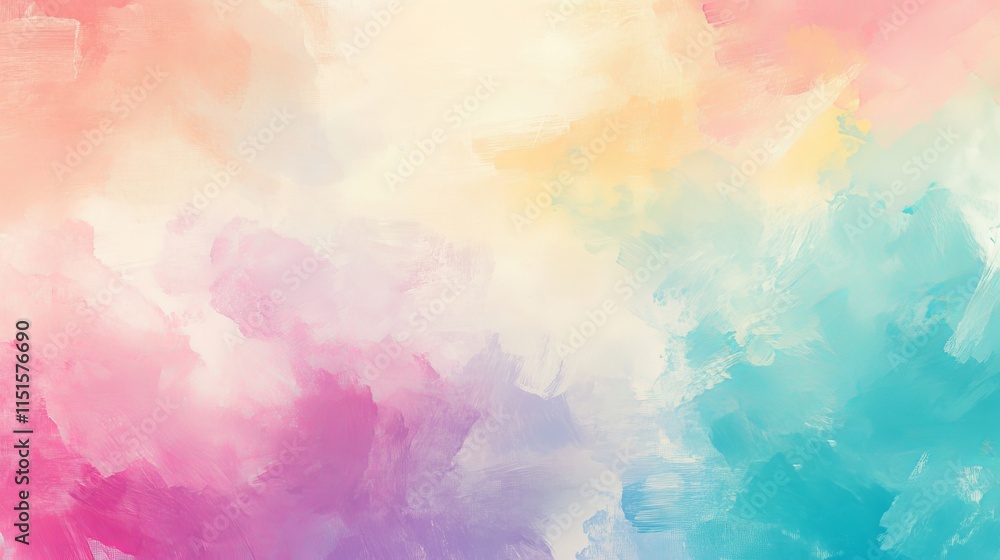 Soft pastel brush strokes creating a calming and vibrant wallpaper background in gentle hues of pink, blue, and yellow. Soft pastel brush strokes creating a calming and vibrant wallpaper background in gentle hues of pink, blue, and yellow.