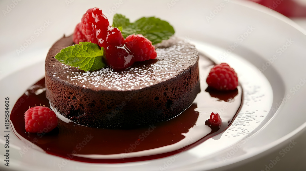 Decadent Chocolate Cake with Raspberries: A Culinary Delight Decadent Chocolate Cake with Raspberries: A Culinary Delight
