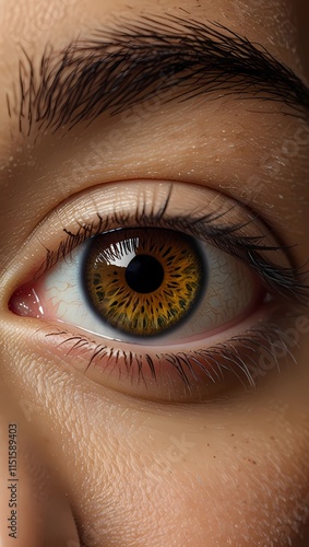 close up of eye