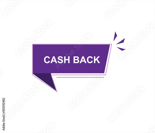 Cash back icon Colorful Money refund signs. cashback banner collection. Return of money from purchases. Promotion badges for your business. 