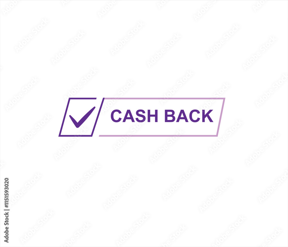 Fototapeta premium Cash back icon Colorful Money refund signs. cashback banner collection. Return of money from purchases. Promotion badges for your business. 
