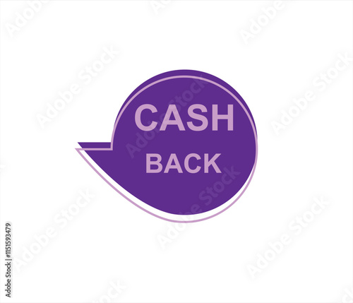 Cash back icon Colorful Money refund signs. cashback banner collection. Return of money from purchases. Promotion badges for your business. 