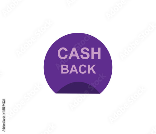 Cash back icon Colorful Money refund signs. cashback banner collection. Return of money from purchases. Promotion badges for your business. 