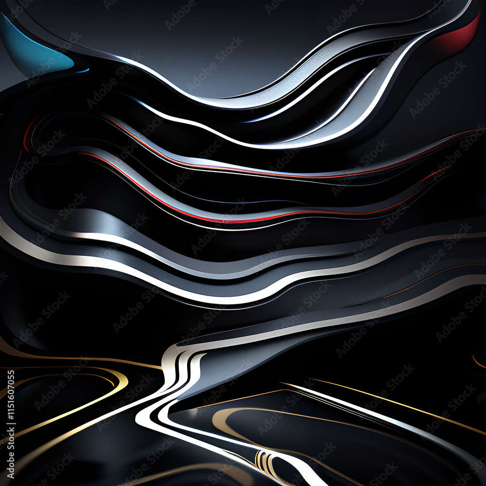 background with flowing abstract shapes, vibrant gradients of blue and purple, soft lighting creating depth and shadows, a sense of motion and energy, rendering, created using.generative ai