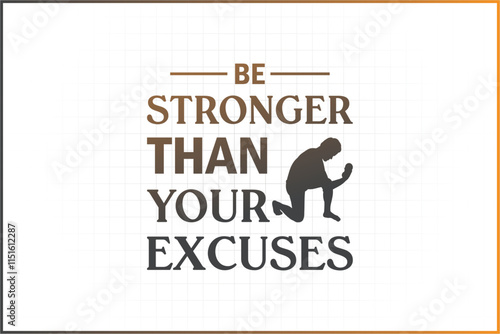 Be stronger than your excuses, Gym Shirt, fitness illustration, fitness logo, fitness background, fitness woman