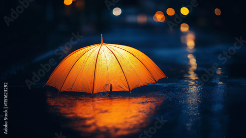 Wallpaper Mural umbrella that glows in the dark Torontodigital.ca