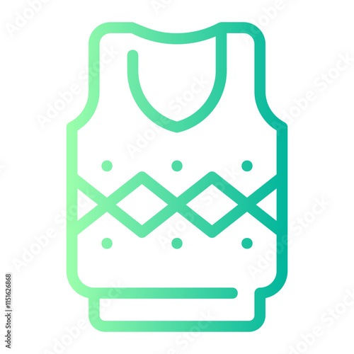 sweater gradient icon