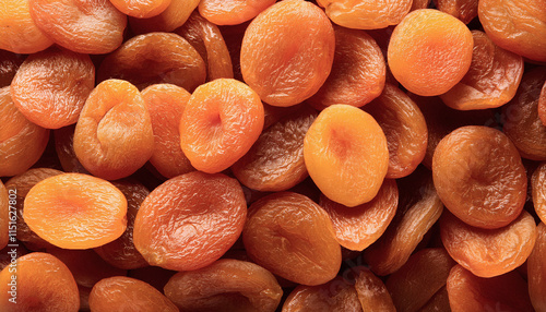 Dried apricots background photo