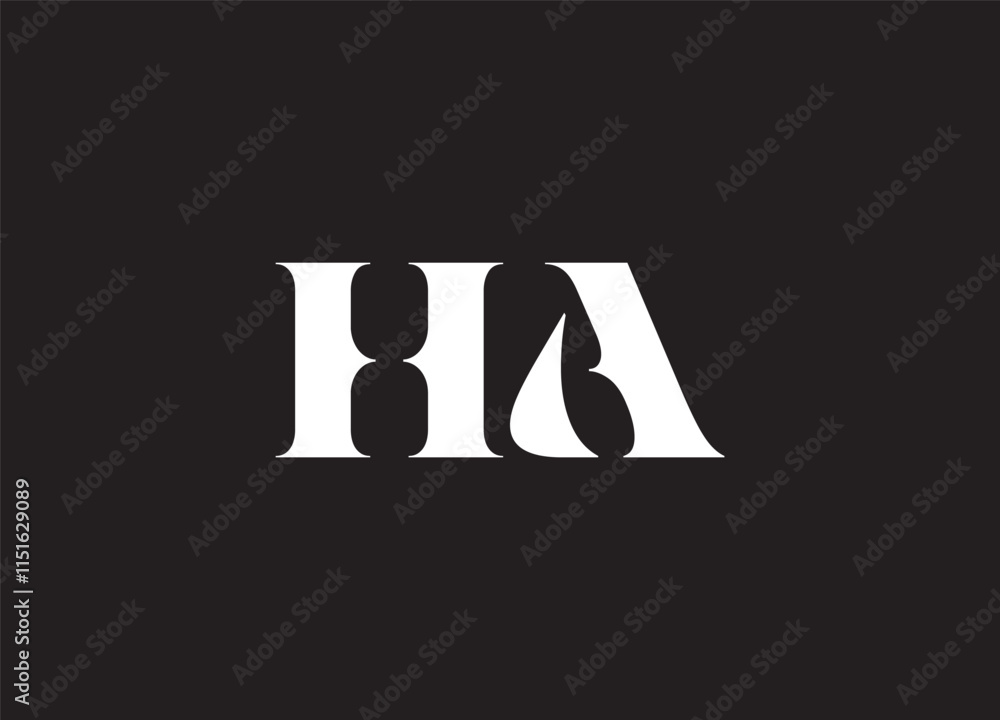 HA logo Design Template Vector Graphic Branding Element.
HA logo Design Template Vector Graphic Branding Element.