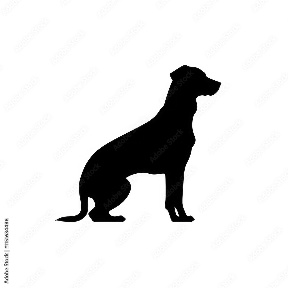 Blue Sparkles Outline Of A Sitting Dog Blue Sparkles Outline Of A Sitting Dog