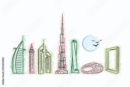 Dubai United Arab Emirates famous buildings