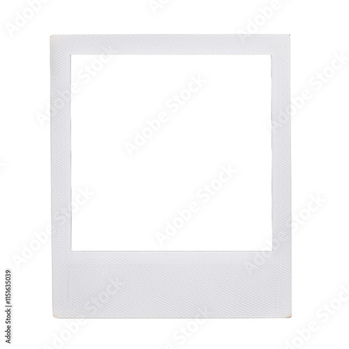 polaroid, without photos, transparent background