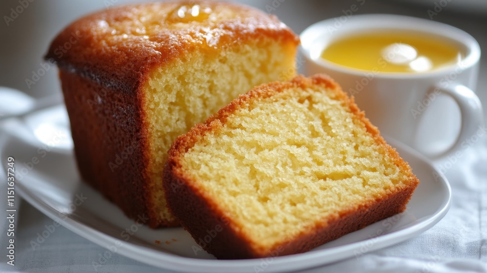 Yogurt And Honey Olive Oil Cake Lemon drizzle cake with honey glaze and tea for a cozy afternoon treat Yogurt And Honey Olive Oil Cake Lemon drizzle cake with honey glaze and tea for a cozy afternoon treat
