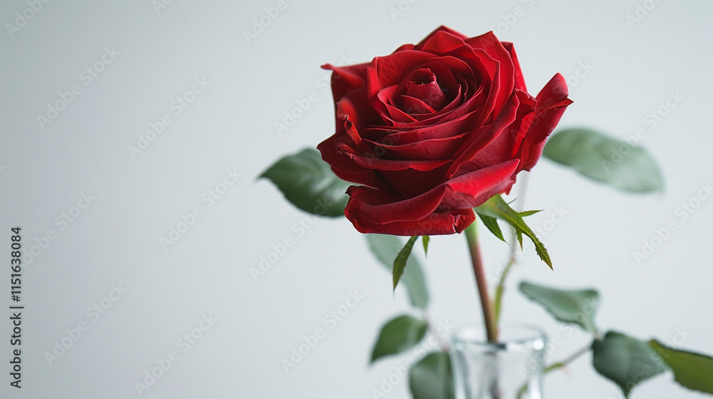 red rose on a white background red rose on a white background