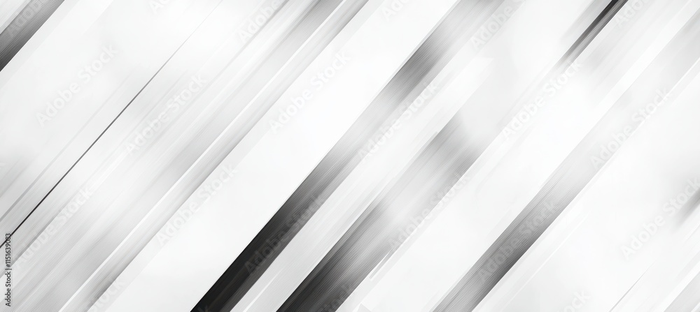 Obraz premium Light Gray and White Diagonal Stripes Background