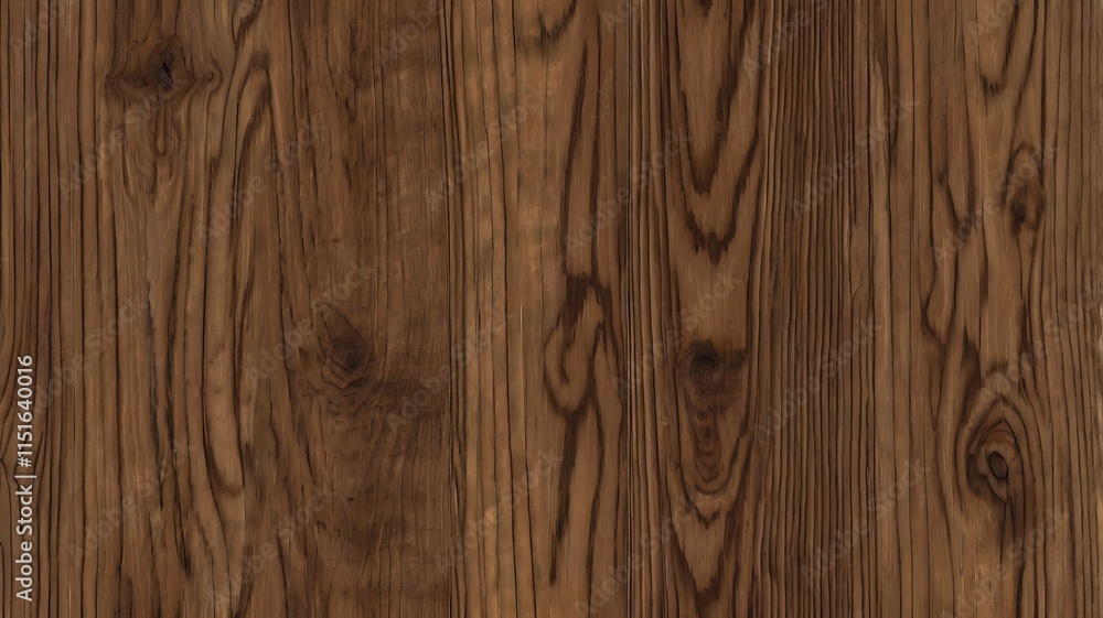 Fototapeta premium Dark brown wood planks are ideal for backgrounds, textures, carpentry, and interior design projects requiring a rustic or natural element
