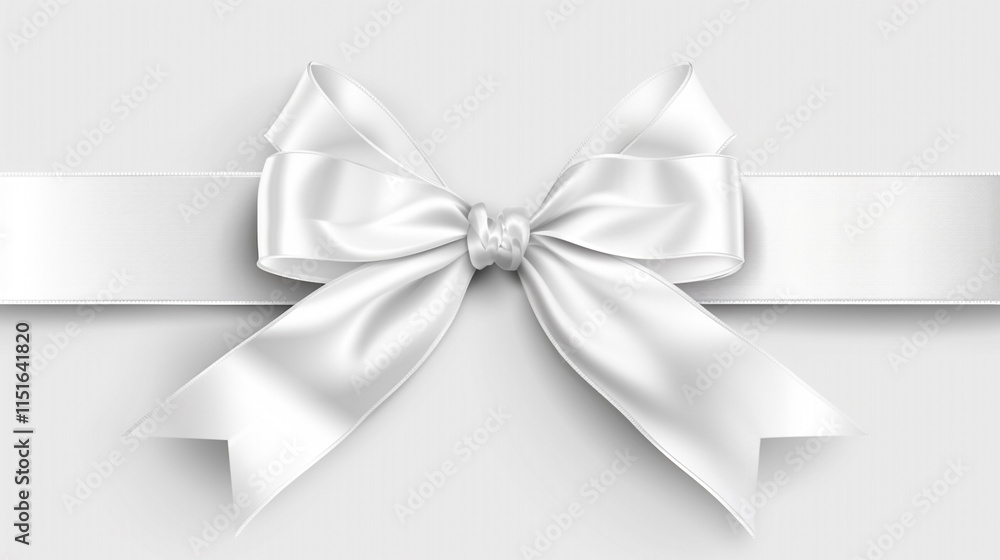 white bow on black background white bow on black background