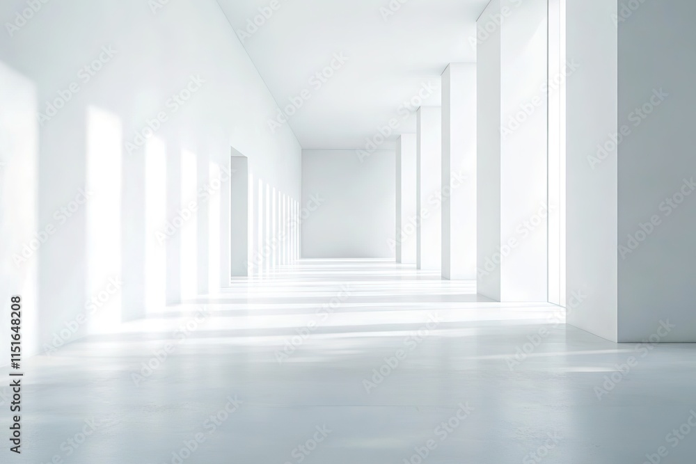 Fototapeta premium empty real estate property on white background with copy space perfect for showcasing property listings