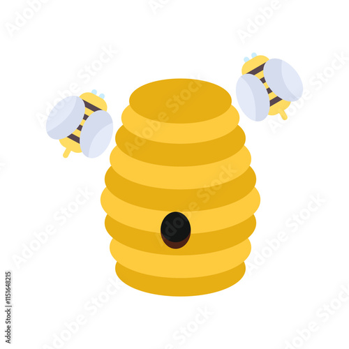Hive Vector Icon