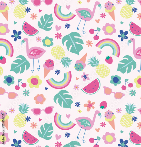 patron infantil de frutas
