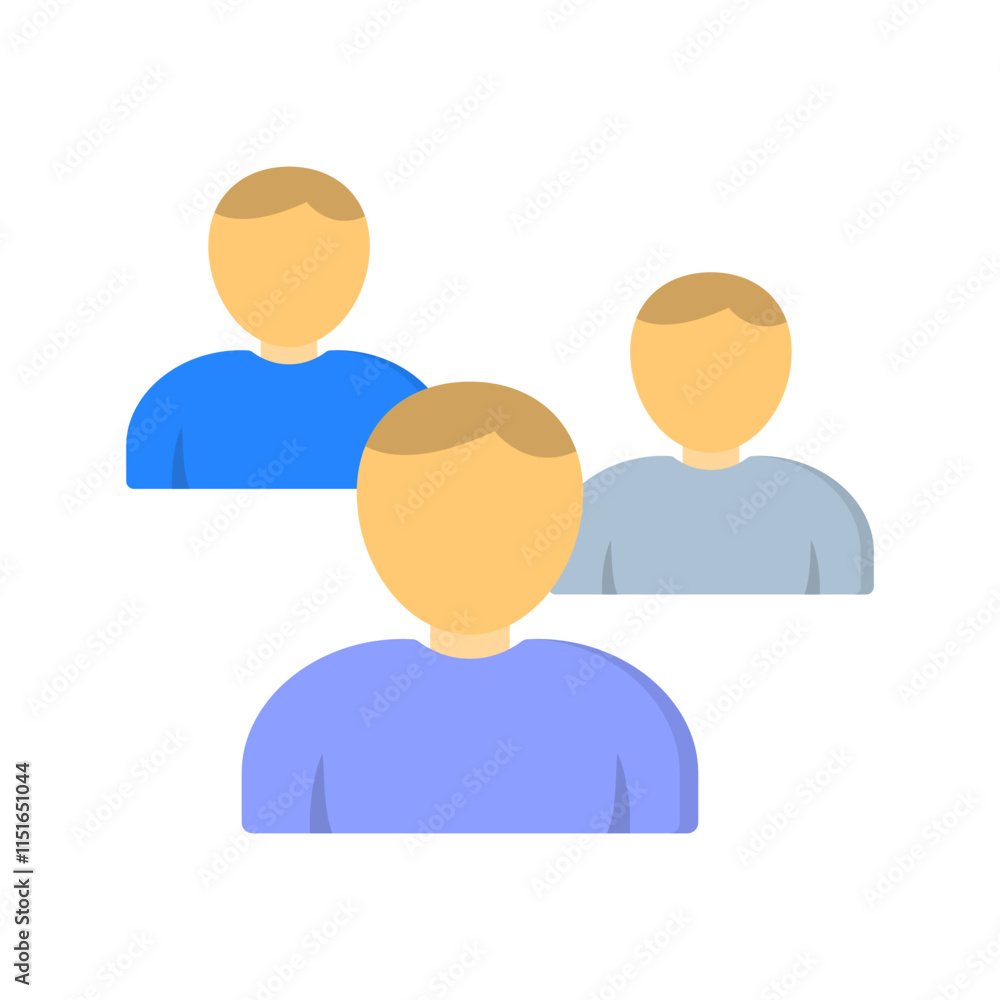 Members Vector Icon Members Vector Icon