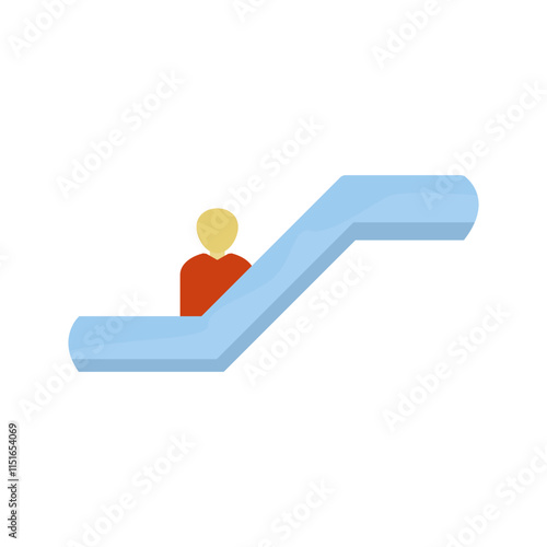 Escalator Vector Icon