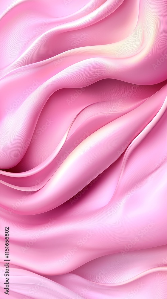 Obraz premium a pink background with wavy lines and a white background