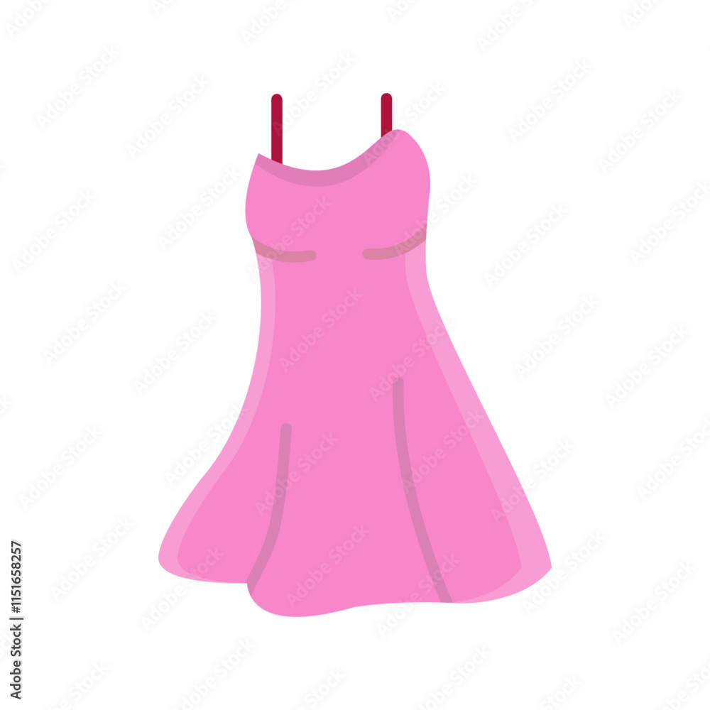 Night Dress Vector Icon Night Dress Vector Icon