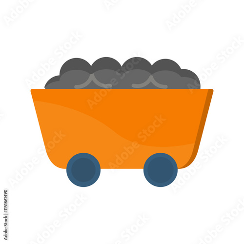 Coal Mine Vector Icon