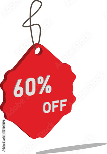 Offer Tag Discount Offer Big Sale Vector Illustration 