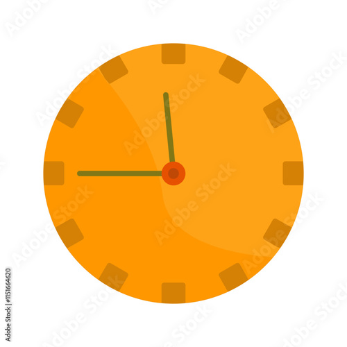 Wall Clock Vector Icon