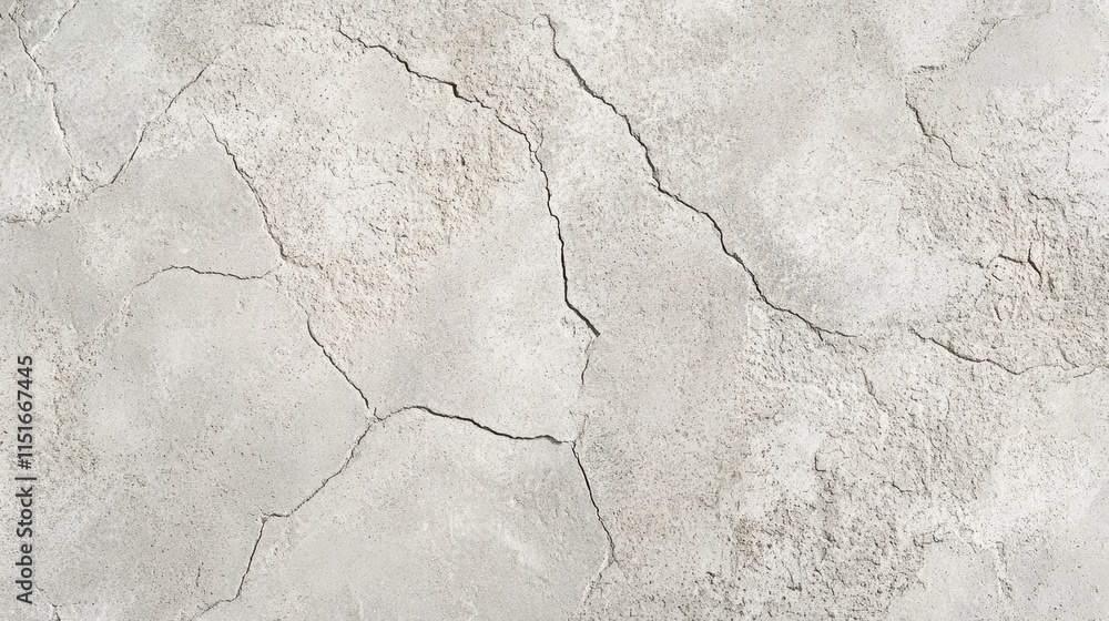 Fototapeta premium Cracked Concrete Wall Texture Background - Grunge/Industrial design
