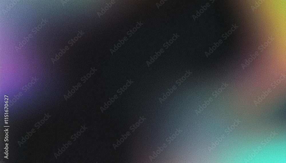 Noisy grey black abstract background. Colorful gradient. Holographic blurred grainy gradient banner background texture. Noisy grey black abstract background. Colorful gradient. Holographic blurred grainy gradient banner background texture.