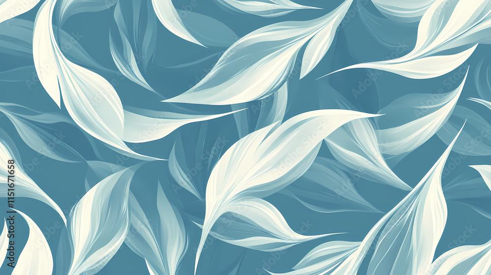 Abstract zephyr shapes on blue seamless background, elegant, simplicity, dynamic, subtle, patterned. zephyrine. illustration. Zephyrous. Illustration Abstract zephyr shapes on blue seamless background, elegant, simplicity, dynamic, subtle, patterned. zephyrine. illustration. Zephyrous. Illustration