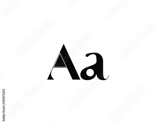 creative letter AA logo design for company