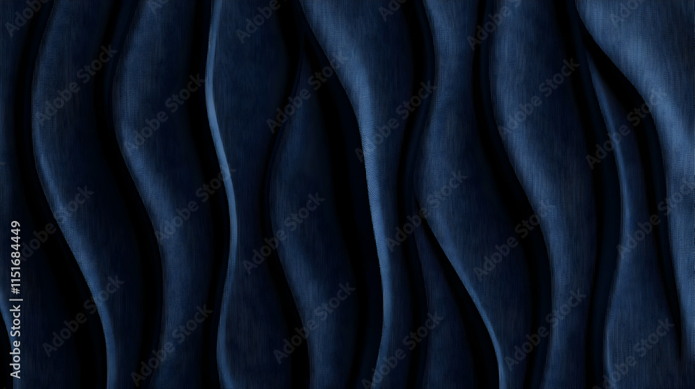 Obraz premium Abstract Blue Waves: Elegant Texture Background