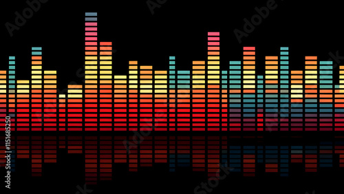 Abstract equalizer background